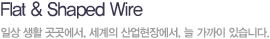 Flat & Shaped Wire