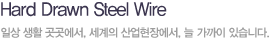Hard Drawn Steel Wire
